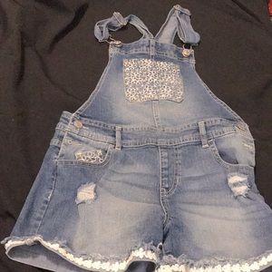 Cute flower overalls